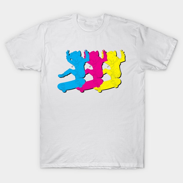 Rad Vibes (CMYK Version) T-Shirt by Jaimie McCaw